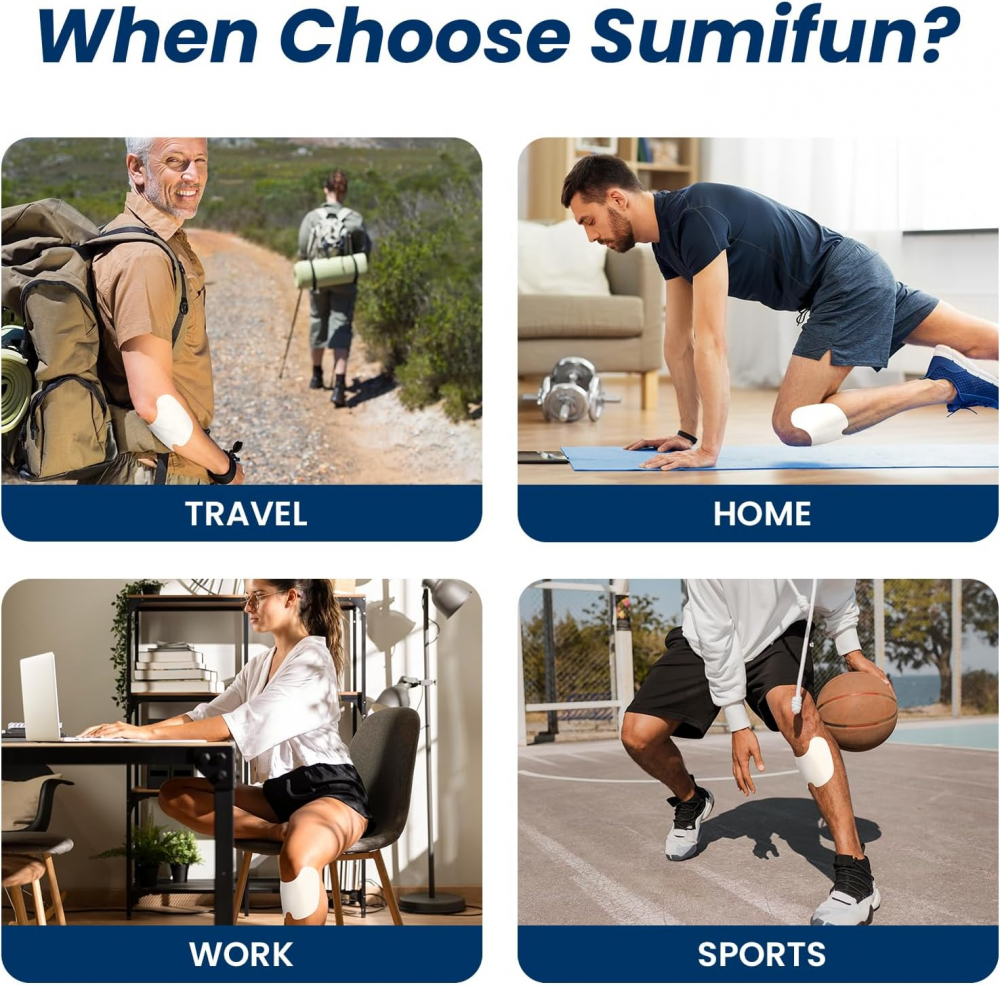 Sumifun Lidocaine Knee Pain Relief Gel-Patches