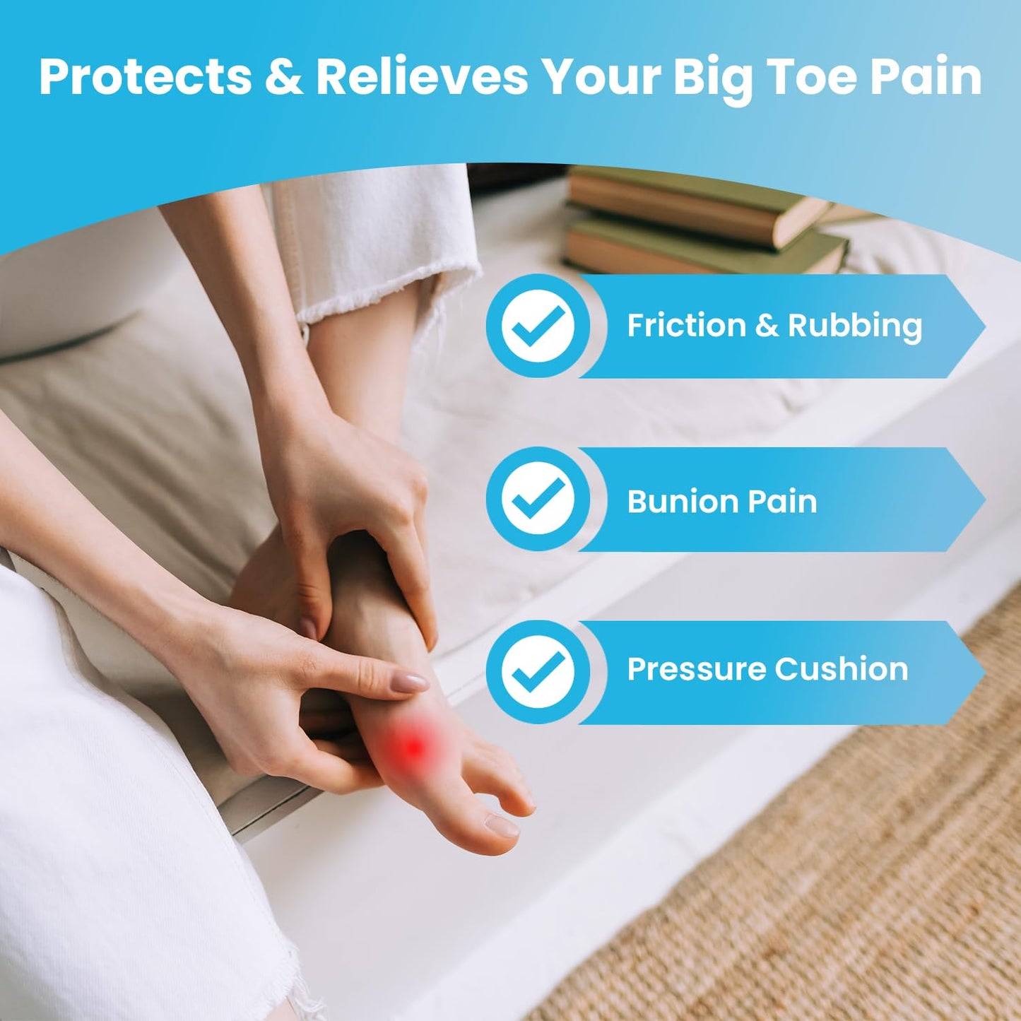 Gel Bunion Pads Protector 8 Count