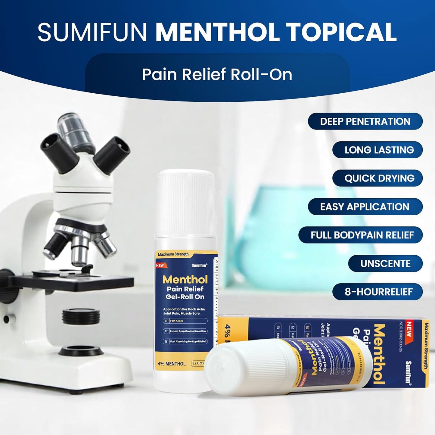 Menthol Pain Relief Roll-On