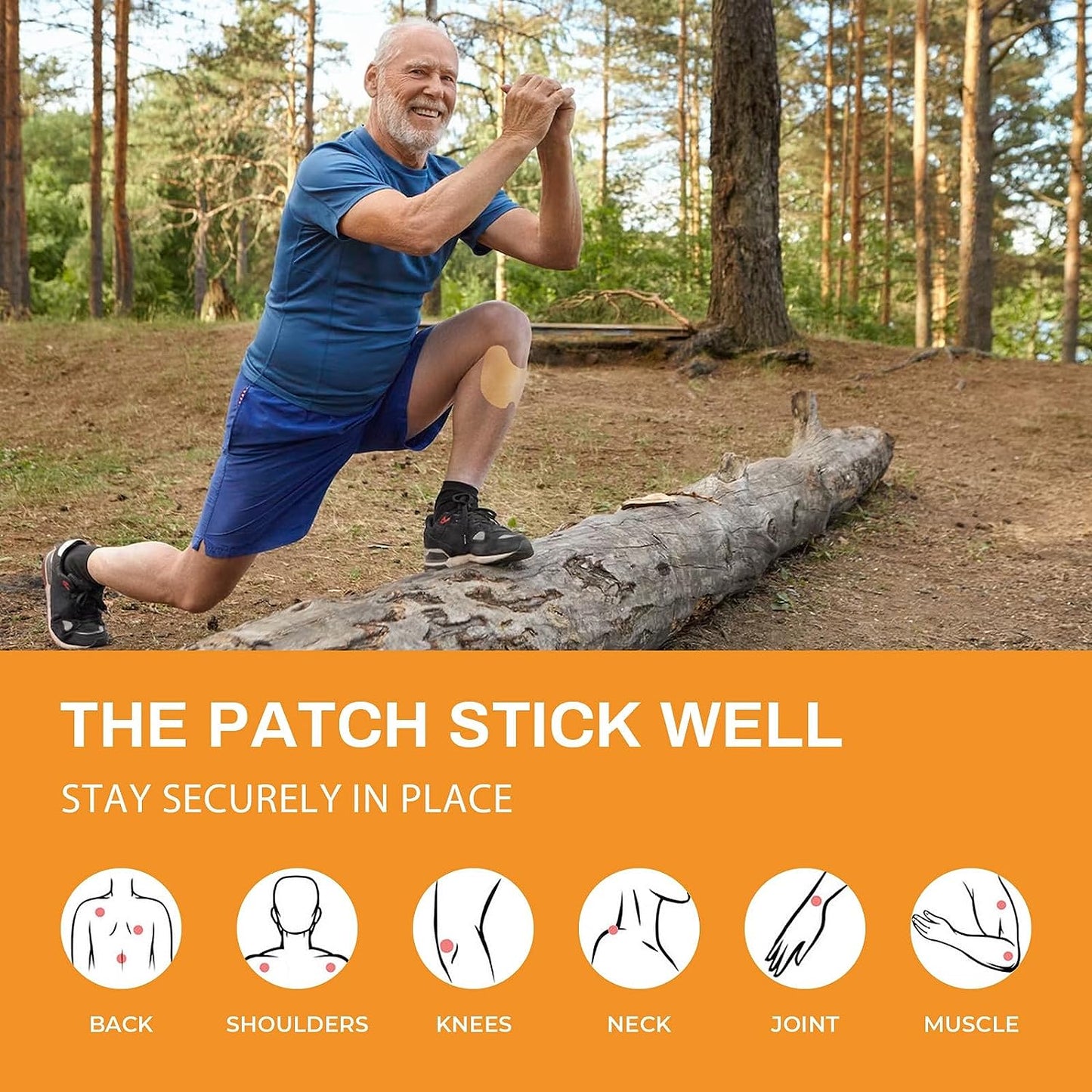 Sumifun Knee Pain Relief Patch - 24 Count