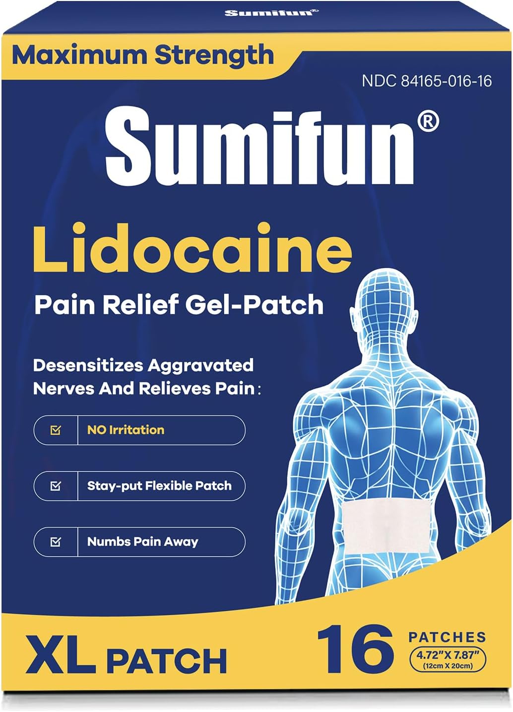 Sumifun XL 4% Lidocaine Patches