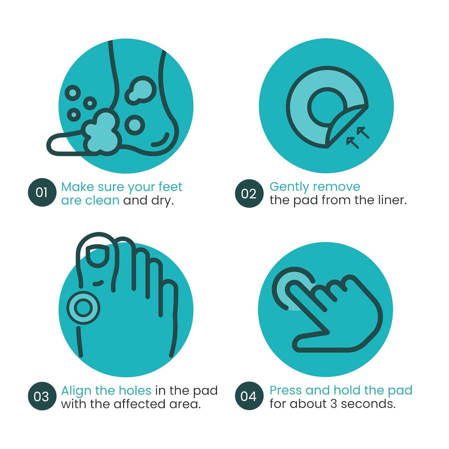 Callus Cushions (Pink, 32 Count)