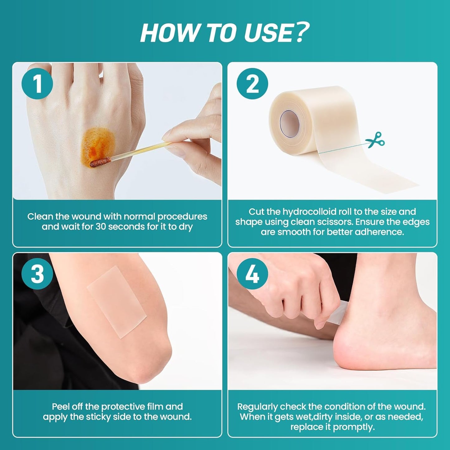 Hydrocolloid Bandages Roll