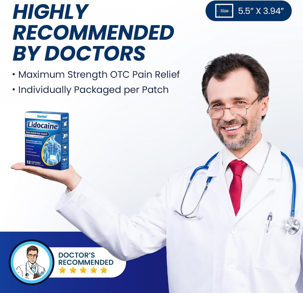 Sumifun Lidocaine Numbing Pain Patches