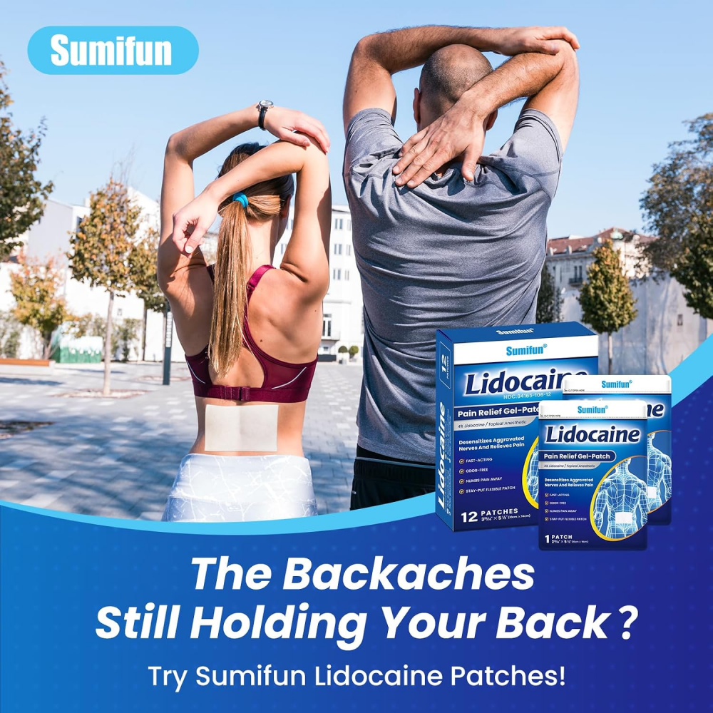 Sumifun Lidocaine Numbing Pain Patches