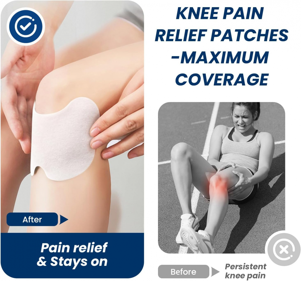 Sumifun Lidocaine Knee Pain Relief Gel-Patches