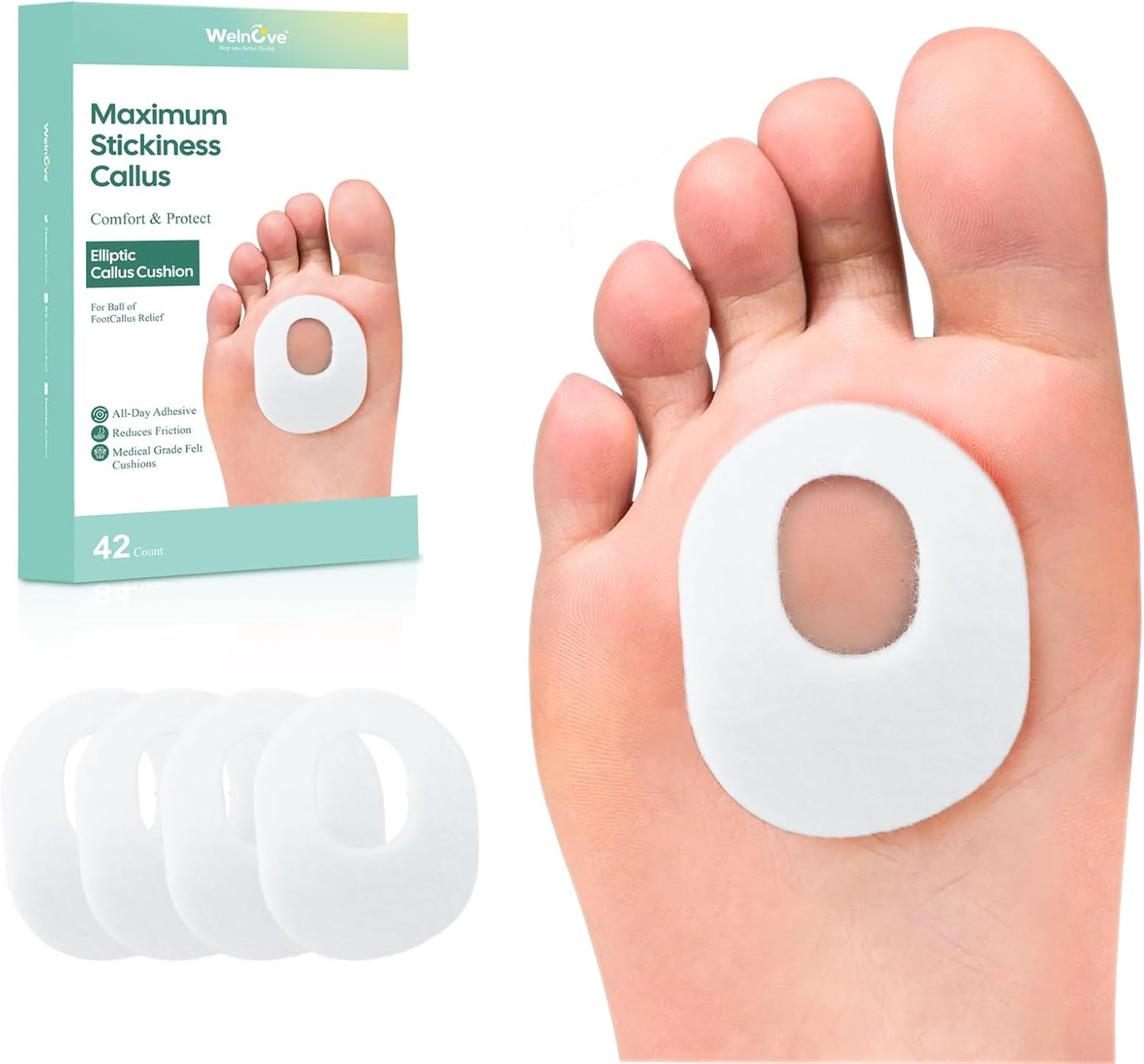 Welnove Callus Pad 42 Pcs