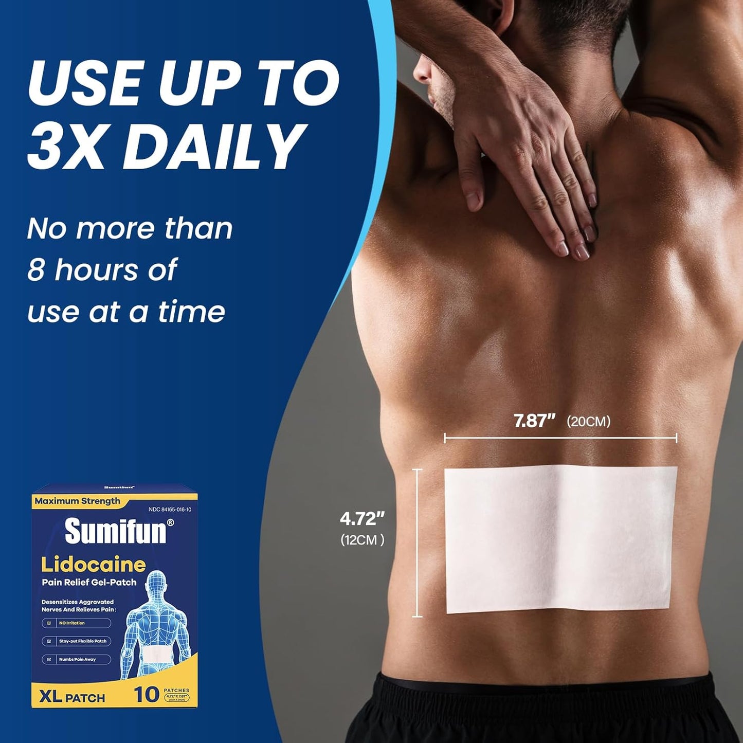Sumifun XL 4% Lidocaine Patches