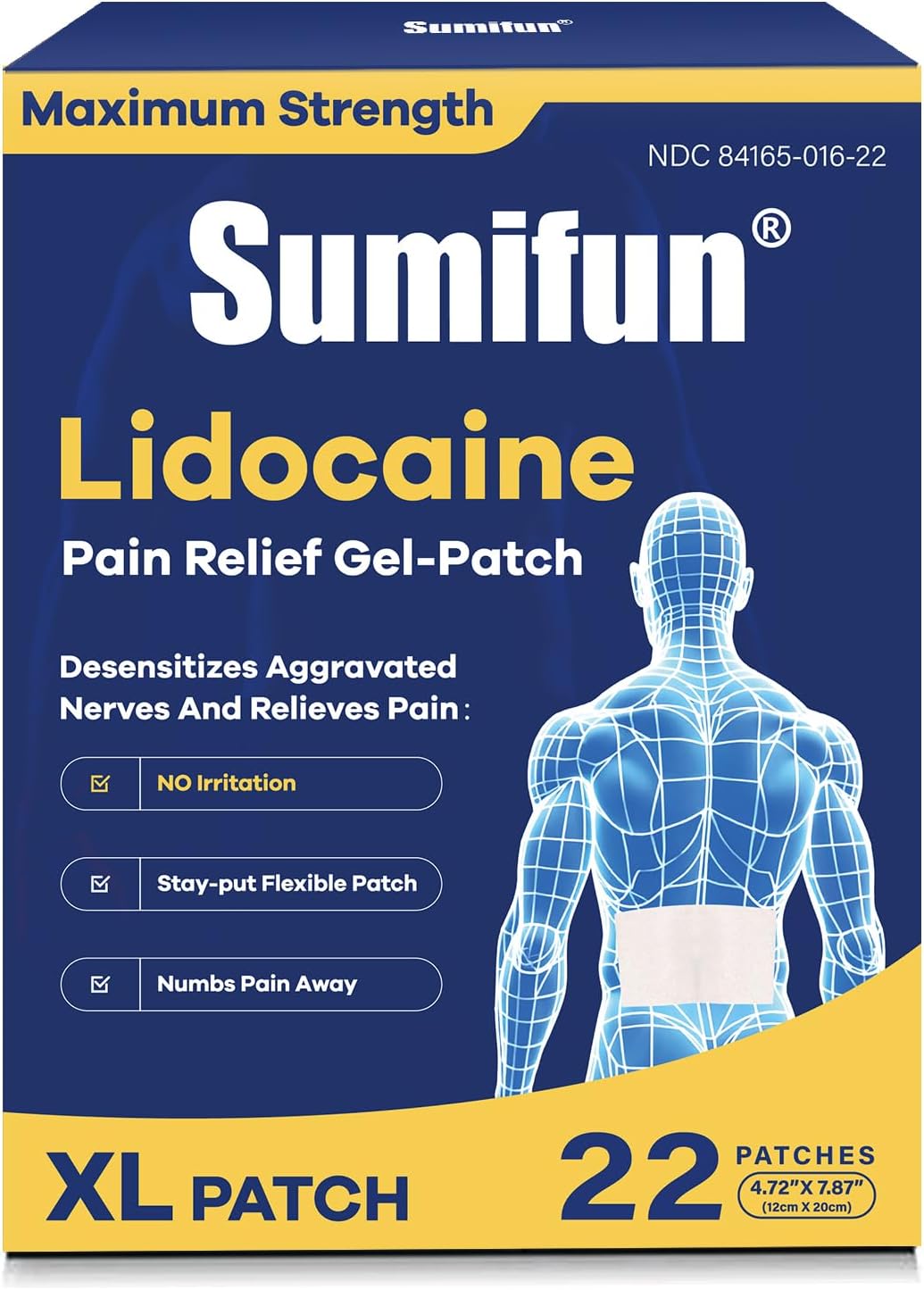 Sumifun XL 4% Lidocaine Patches