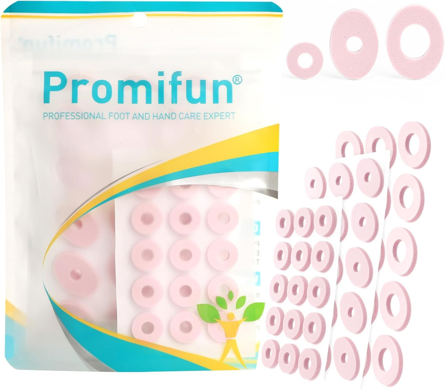Promifun Corn Cushions, Pink, 45 Count