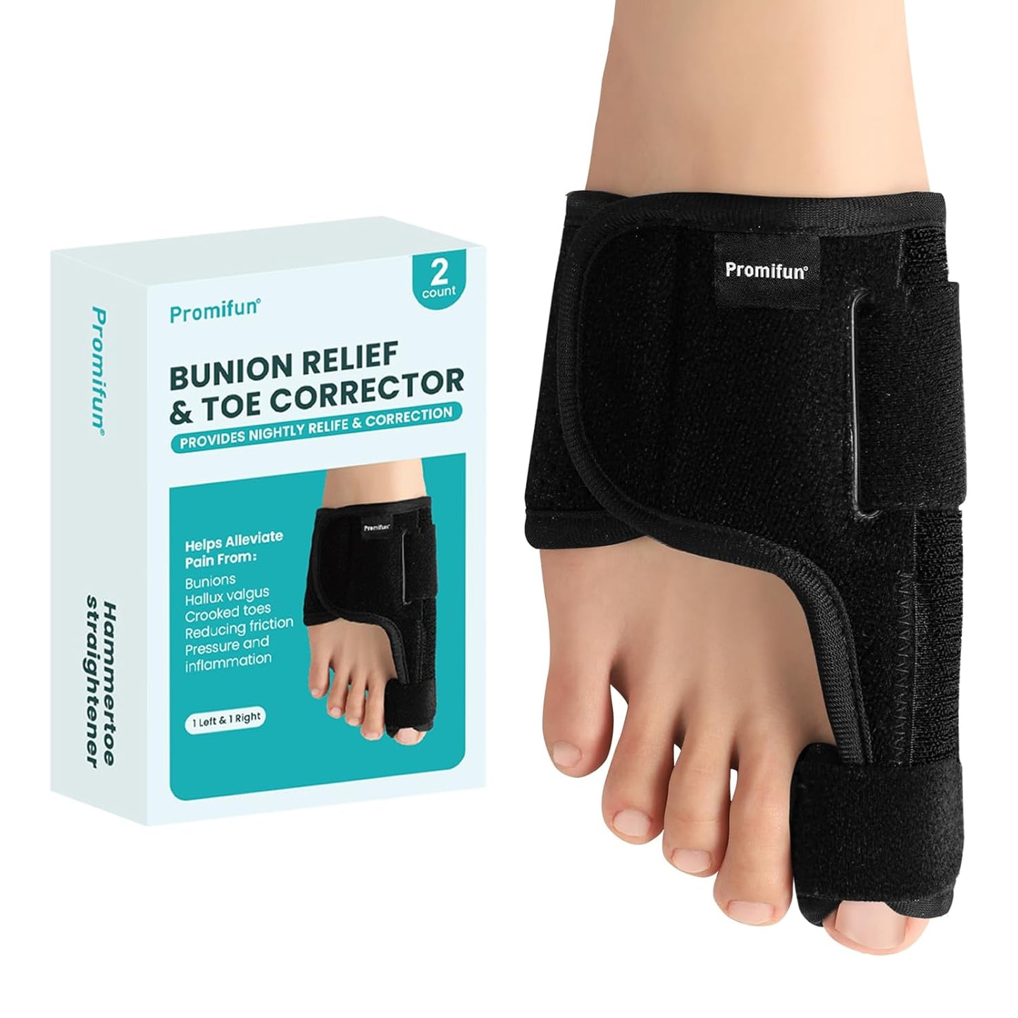 Promifun Bunion Relie & Toe Corrector