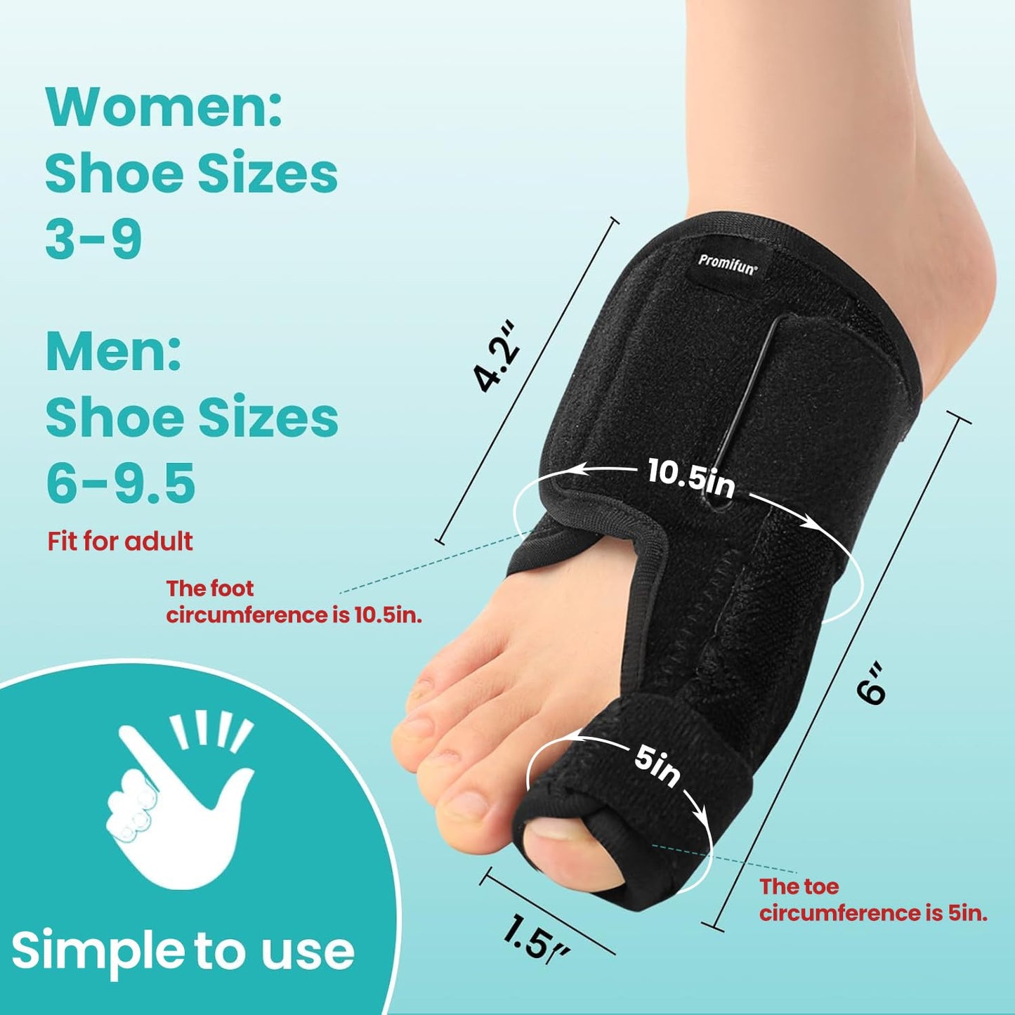 Promifun Bunion Relie & Toe Corrector