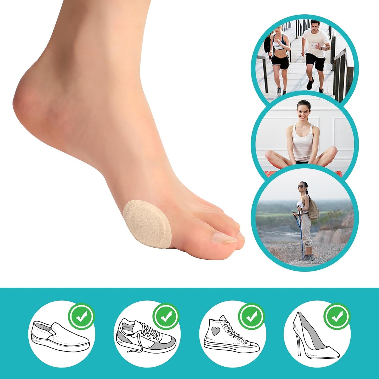 Promifun Bunion Pain Relief Pads