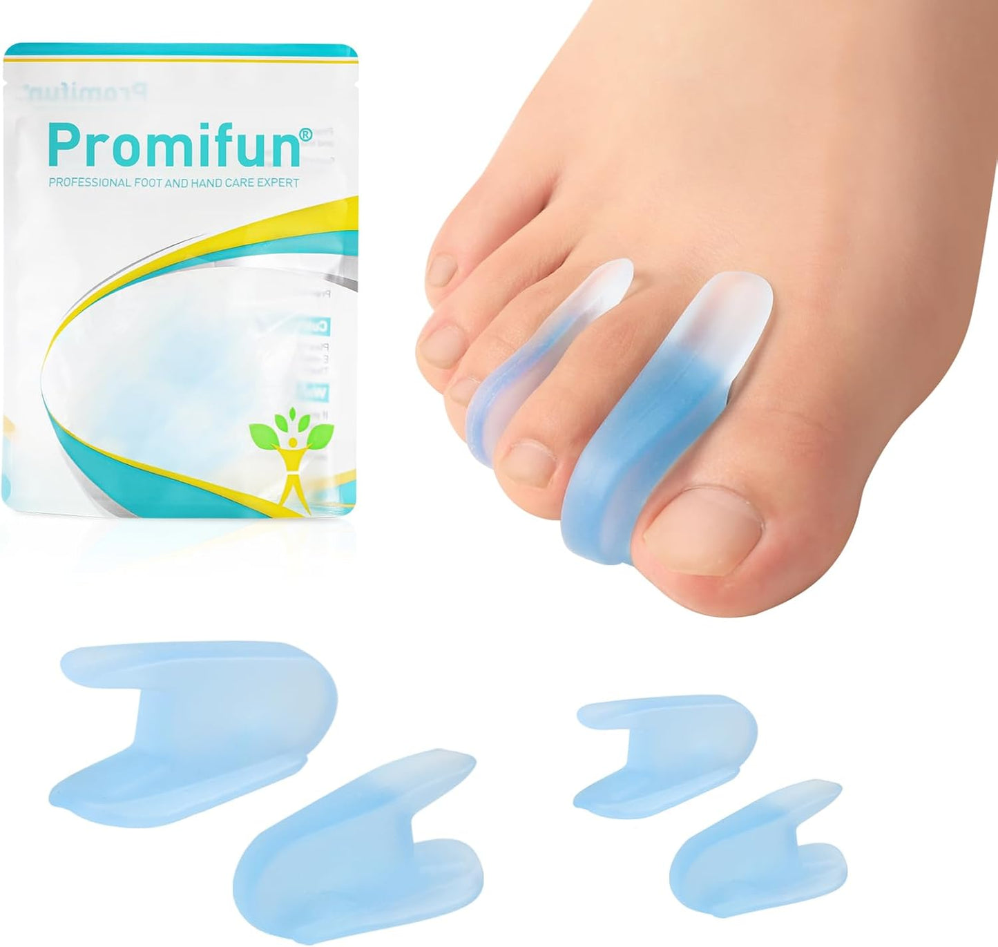 12-Pack Gel Toe Separators