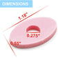 Welnove 135Pcs Oval Corn Cushion Pads