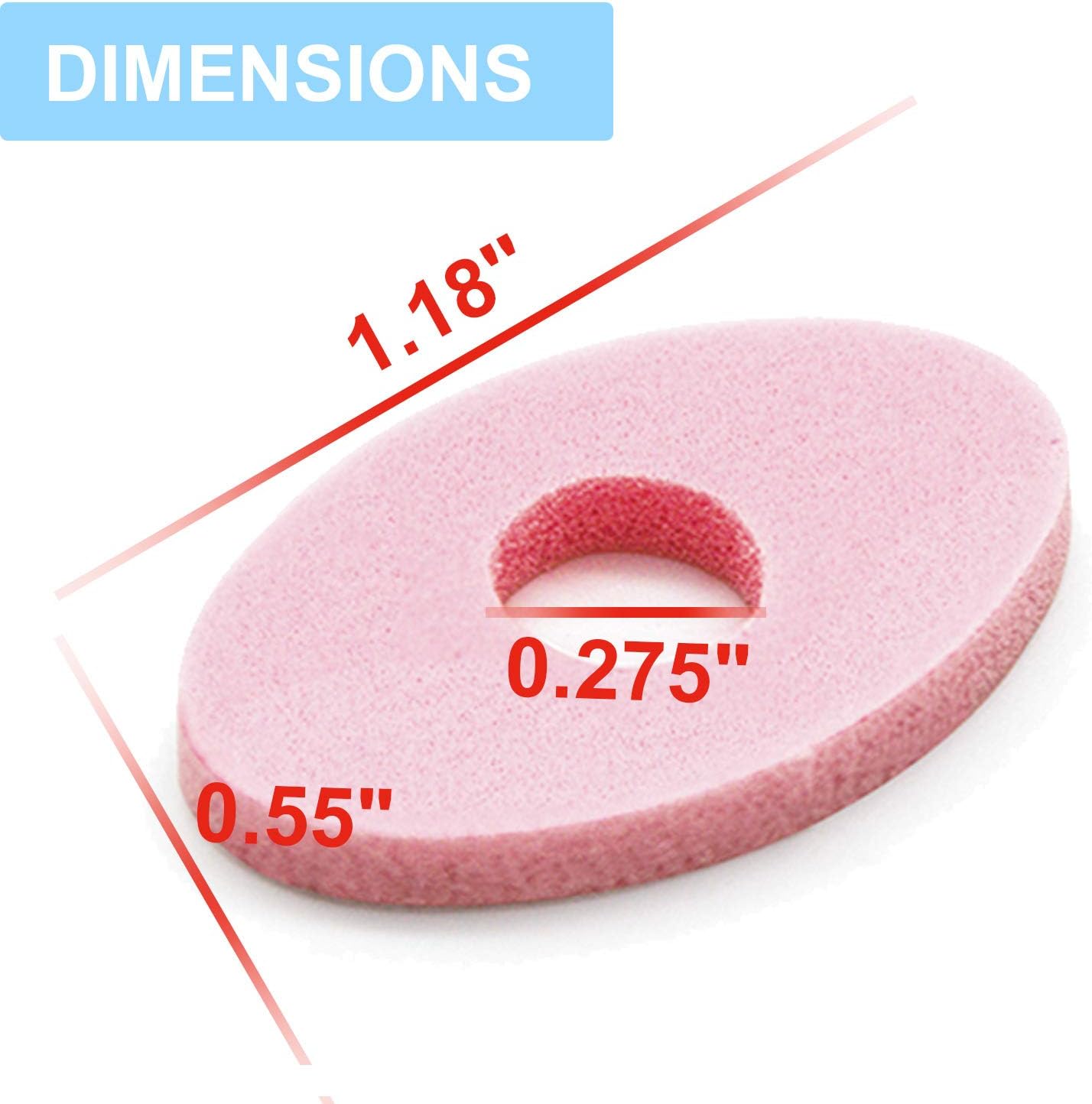 Welnove 135Pcs Oval Corn Cushion Pads
