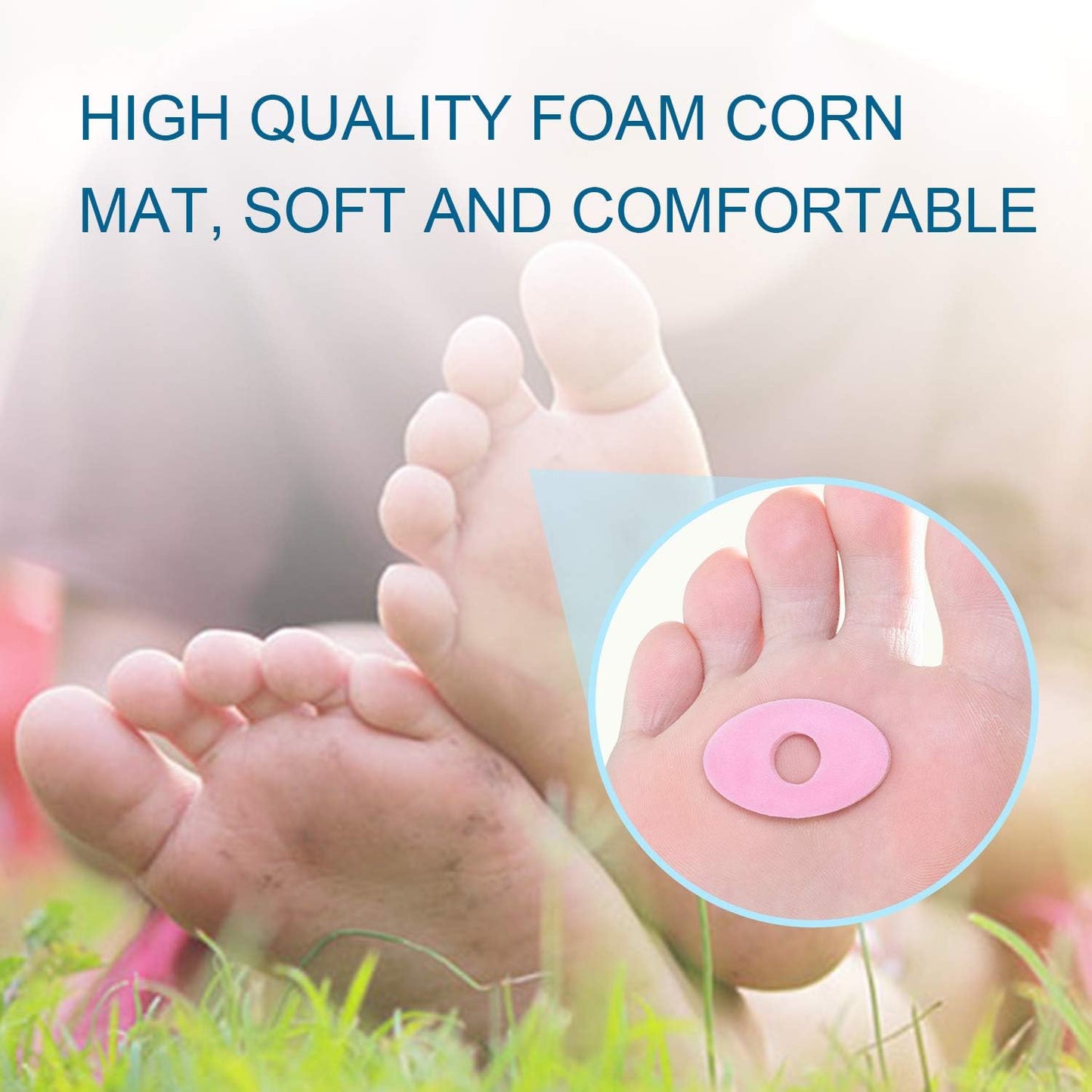 Welnove 135Pcs Oval Corn Cushion Pads