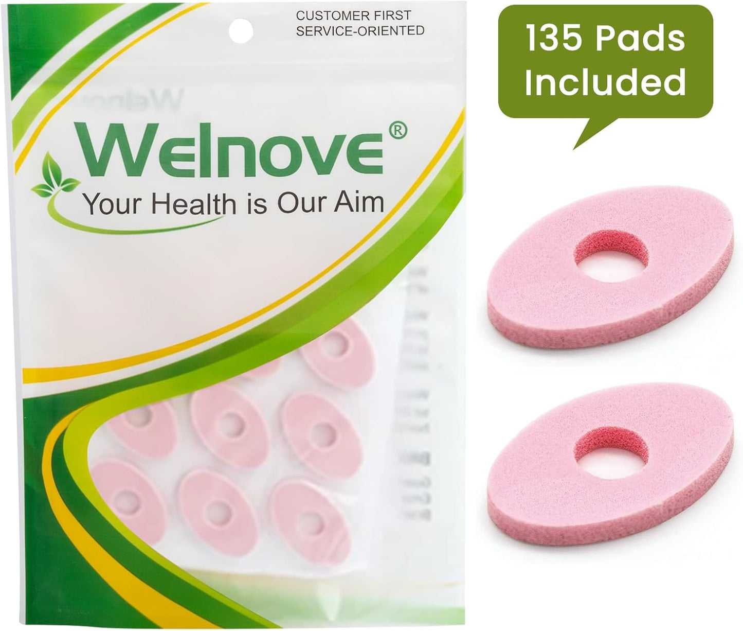 Welnove 135Pcs Oval Corn Cushion Pads