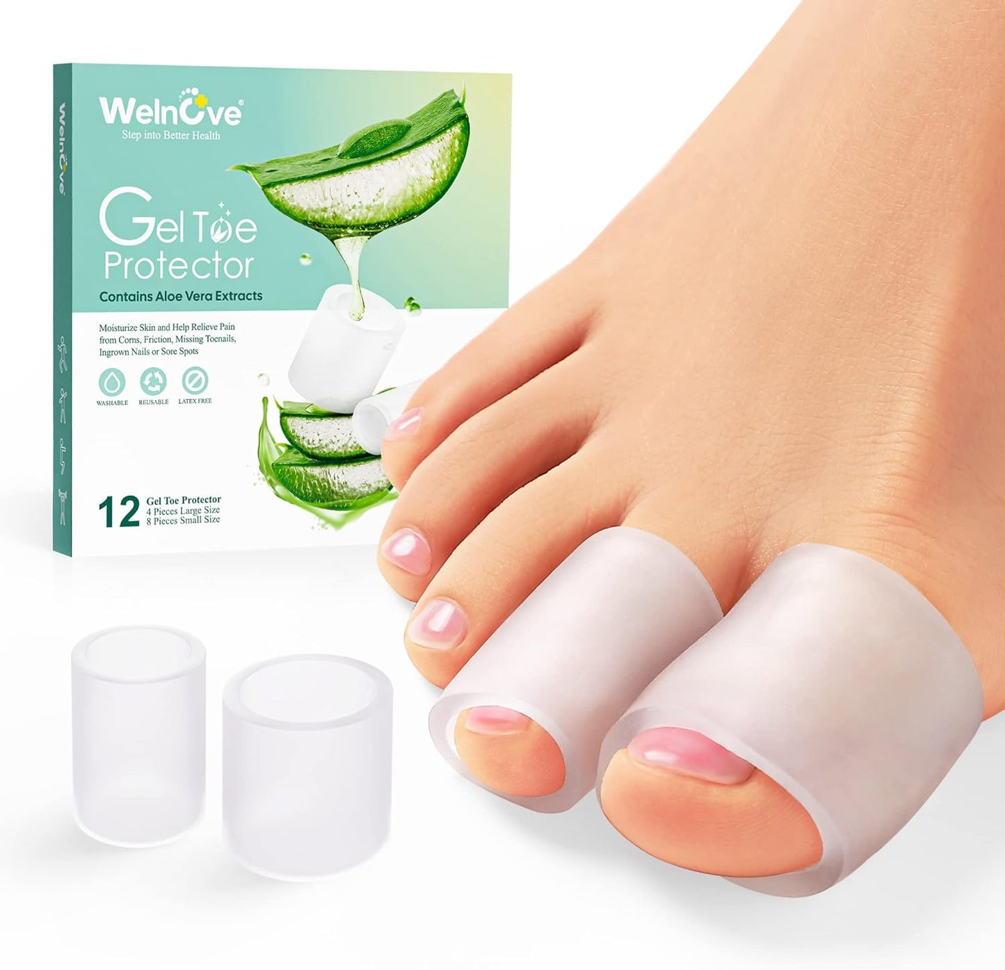 Welnove Toe Protectors 12 Pack