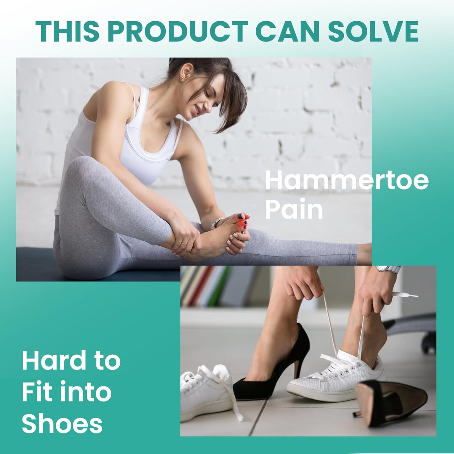 Welnove Hammertoe Corrector 6 Pcs Blue