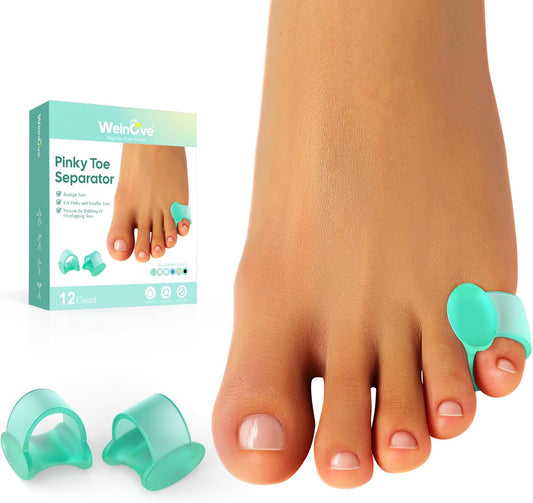 Welnove Pinky Toe Separator 12 Pack