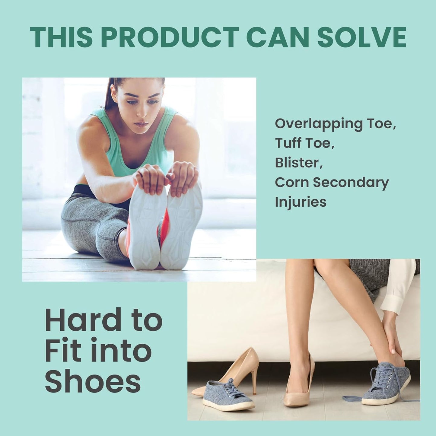 Welnove Pinky Toe Separator 12 Pack