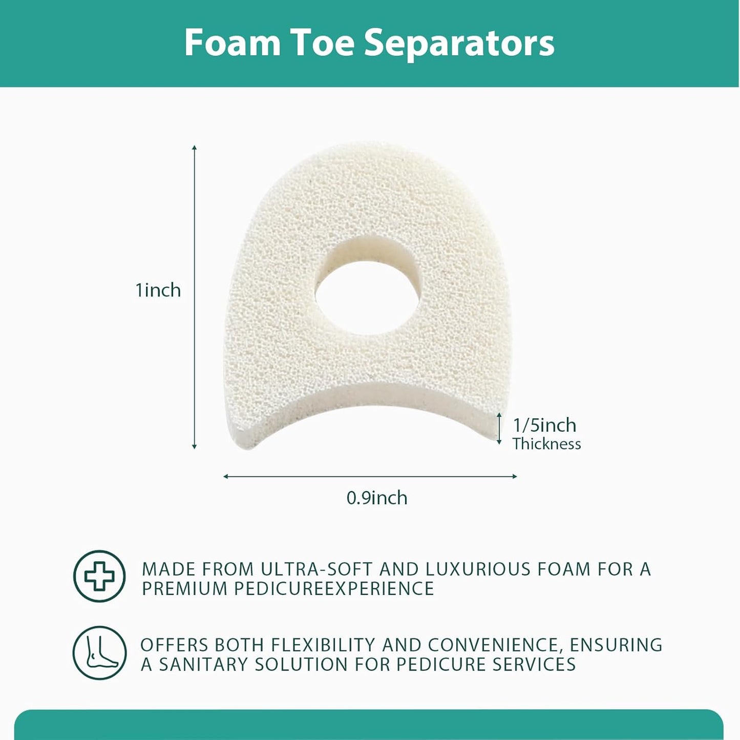 Welnove Foam Toe Separators 40 Pack