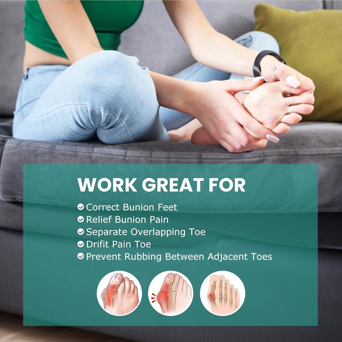 Welnove Foam Toe Separators