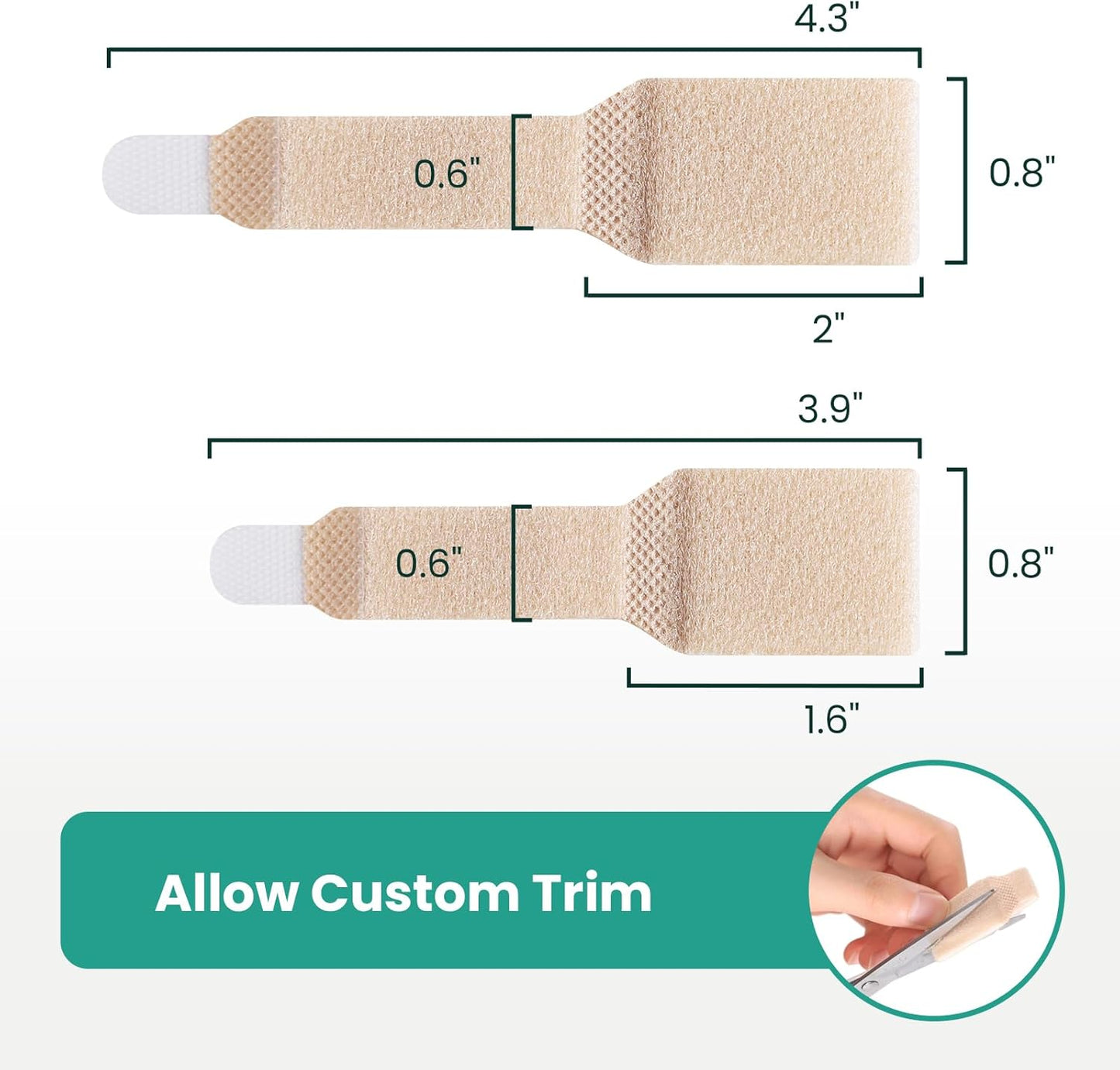 Welnove Hammer Toe Straightener 8 Pack