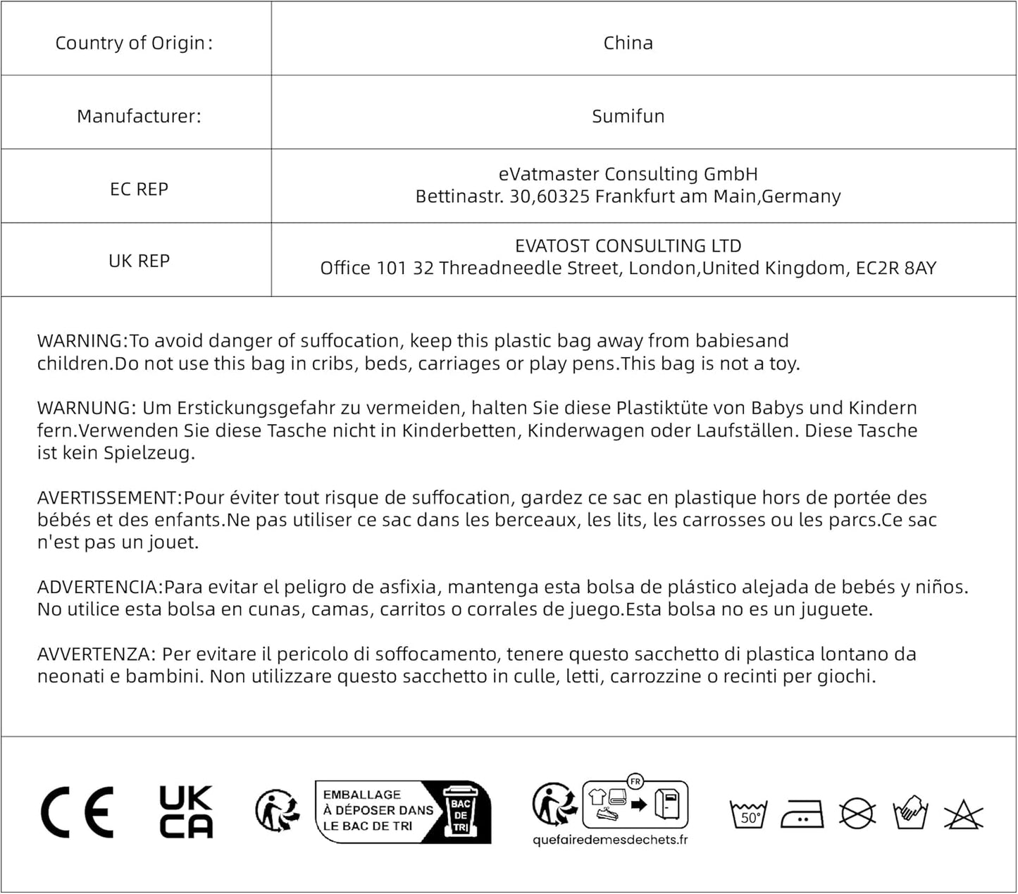 Sumifun Finger Sleeves 8 PCS